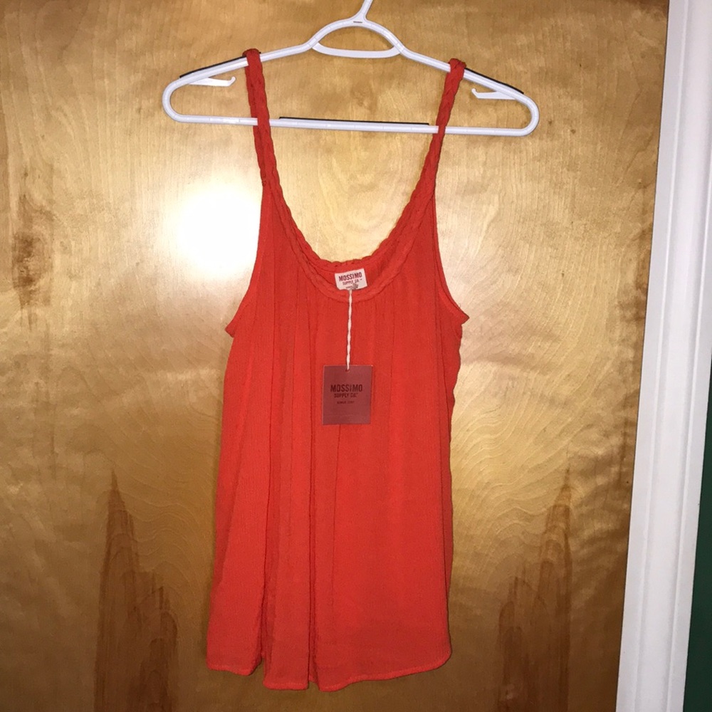NWT Orange Mossimo tank